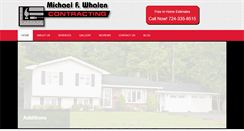 Desktop Screenshot of mfwhalencontracting.com